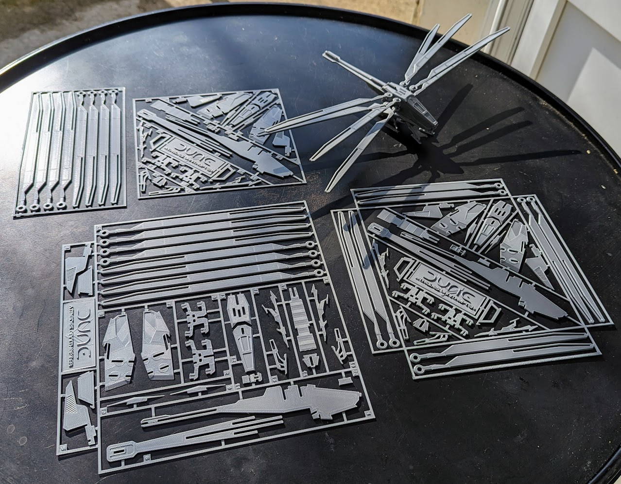 kit para armar con Ornitóptero de la película Dune