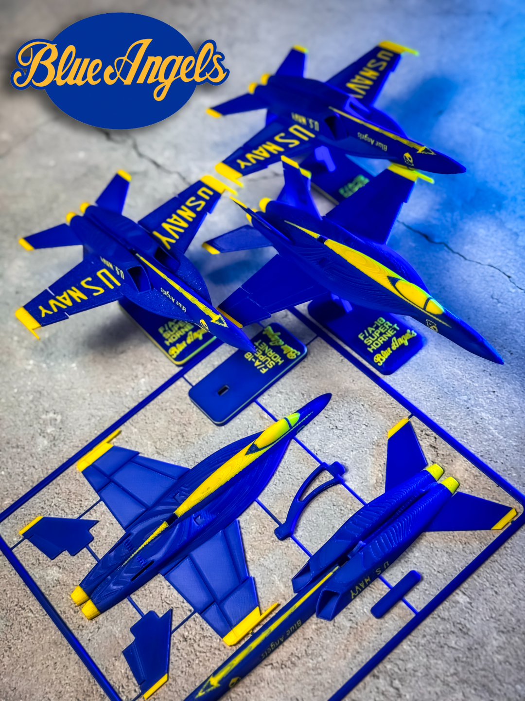 Kit para armar avión de los Blue Angels