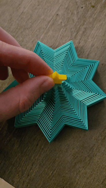 🎄 Árbol de Navidad Articulado 3D | ¡De Estrella a Árbol Mágico! 🌟