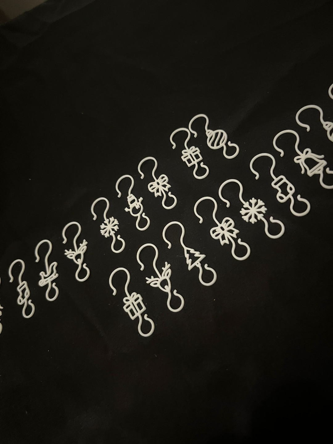 Ganchos 3D Navideños para Adornos de Árbol 🎁✨