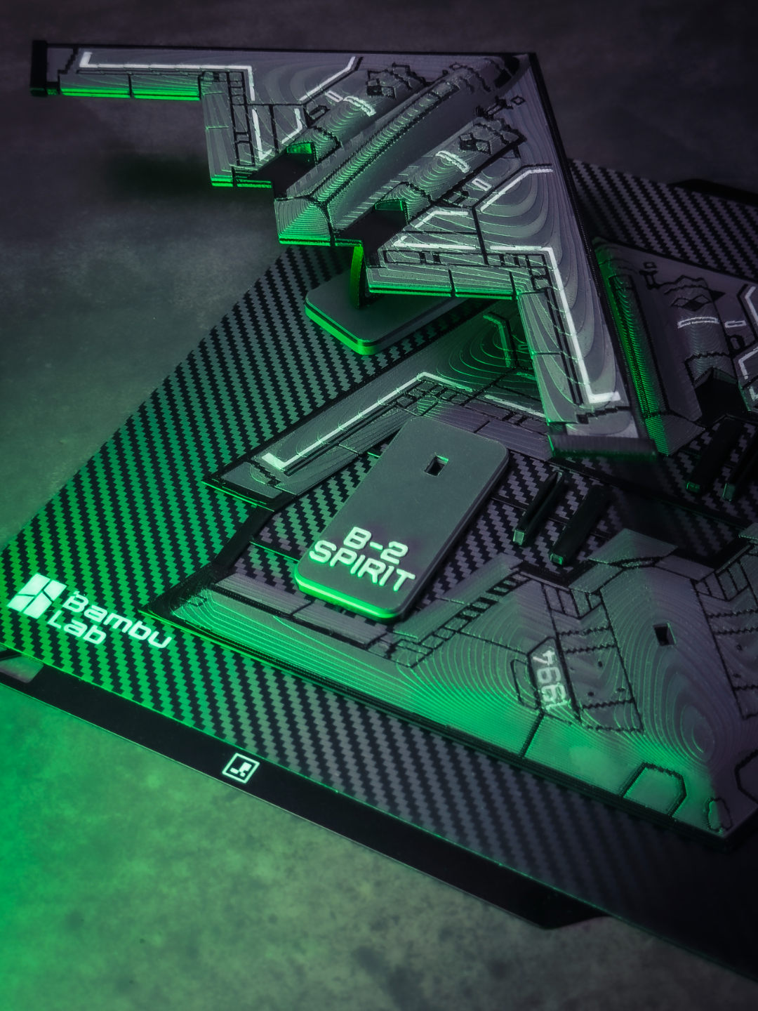 Kit para armar avión bombardero B-2 Spirit Stealth